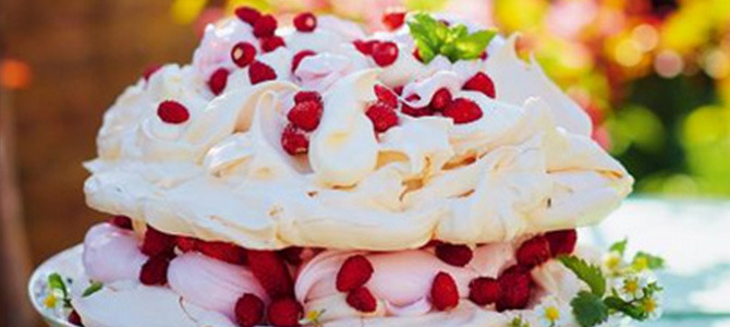 Pavlova com marshmallow Pavlova com marshmallow